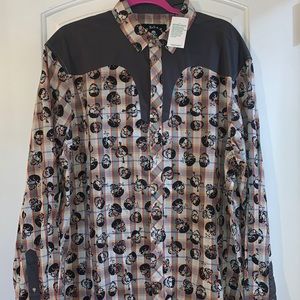 Rock Roll n Soul Men’s long sleeve button down